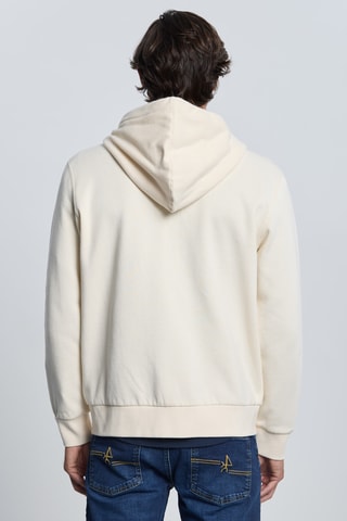 Sweat com capuz - Cru