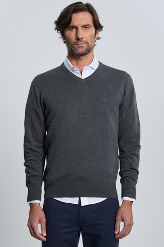 Camisola - Cinzento-escuro