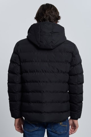 Doudoune à capuche - Noir