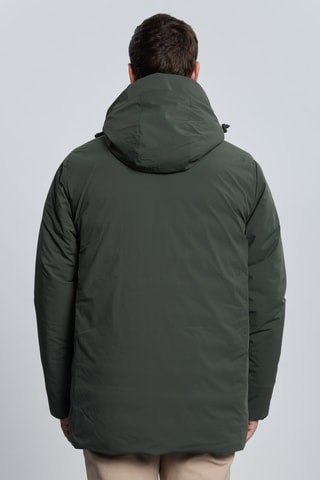 Parca com capuz - Caqui