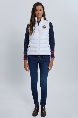 Doudoune sans manches - Blanc