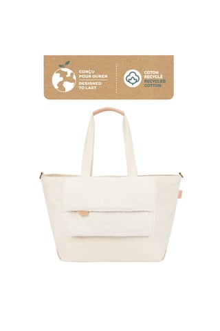 Tote bag et pochette - Ecru