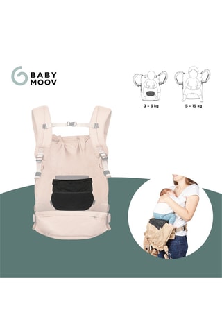 Coussin réducteur naissance pour porte-bébé Moov & Boost - De 3 à 5 kg