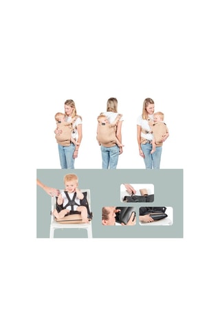 Porte-bébé évolutif en coton biologique Moov & Boost - Dès la naissance