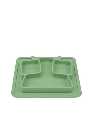 Assiette antidérapante en silicone sans BPA - 3 compartiments - Dès 6 mois