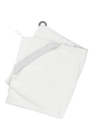 Drap de douche en coton biologique - Blanc - 90 x 100 cm