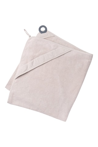 Drap de douche en coton biologique - Beige - 90 x 100 cm