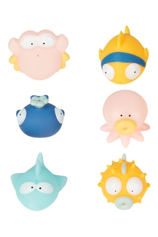 6 jouets de bain aspergeurs Rigolo Splash - Dès la naissance