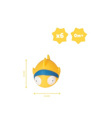 6 jouets de bain aspergeurs Rigolo Splash - Dès la naissance