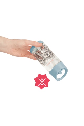 Gourde en silicone sans BPA avec paille - 350 ml - Dès 6 mois