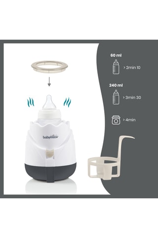 Chauffe-biberon Tulipe Cream sans BPA  - 230 V / 300 W