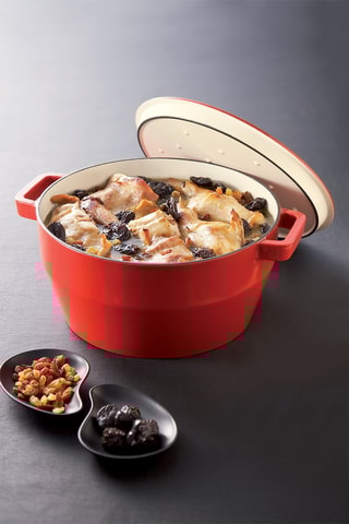 Panela redonda em ferro fundido SlowCook 24 cm - 3.6 l