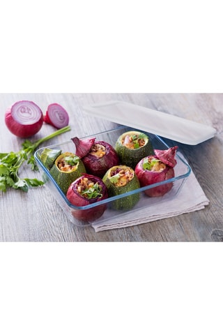 Rechthoekige Borosilicaatglazen Vershoudbakje Cook & Freeze - 2,6 l