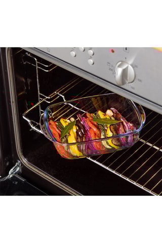 Rechthoekige Borosilicaatglazen Vershoudbakje Cook & & Store - 2,5 l