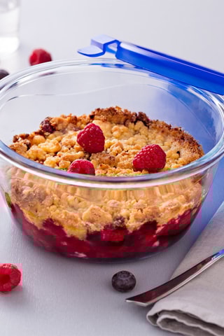 2 boîtes de conservation en verre borosilicate avec couvercles Cook & Go - 70 cl et 1,6 l