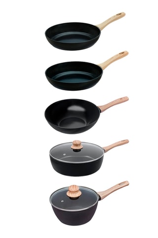 Steelpannenset Cook & Care - 5 producten