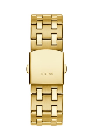 Montre à quartz en acier Telescope - Doré et vert