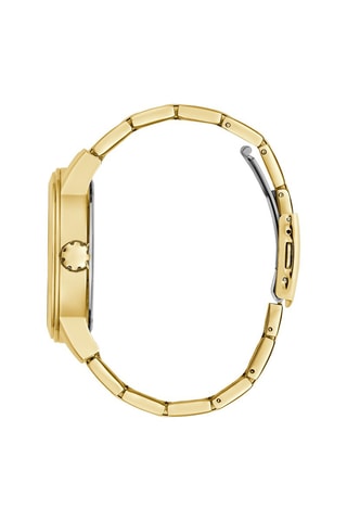 Montre à quartz en acier Telescope - Doré et vert