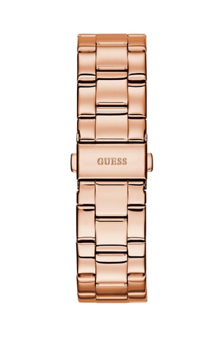 Montre à quartz en acier - Doré rose