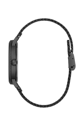 Montre à quartz en acier - Noir