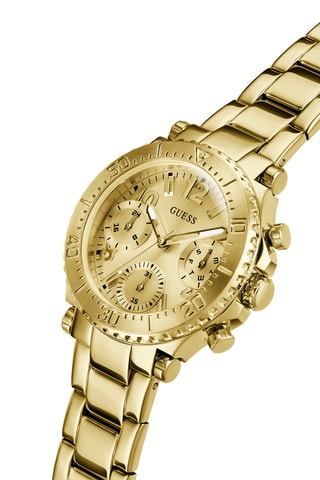 Montre à quartz en acier - Doré