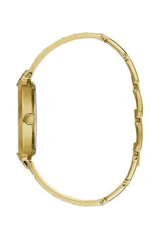 Montre  à quartz en acier - Doré