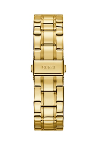 Montre à quartz en acier - Doré