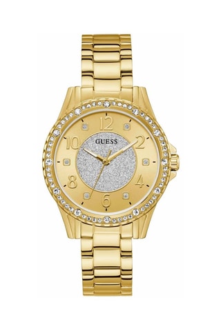 Montre à quartz en acier - Doré