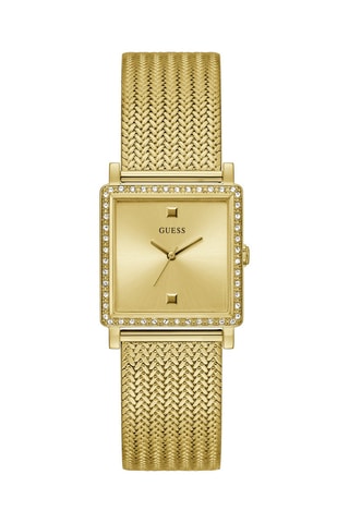 Montre à quartz en acier - Doré