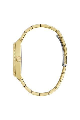 Montre à quartz en acier - Doré