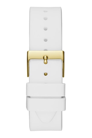 Montre à quartz en silicone - Blanc