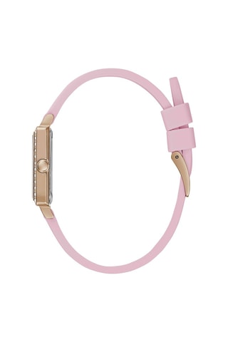 Montre à quartz en silicone - Rose