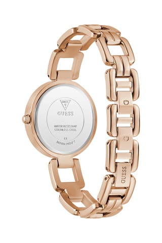 Montre à quartz en acier recyclé - Doré