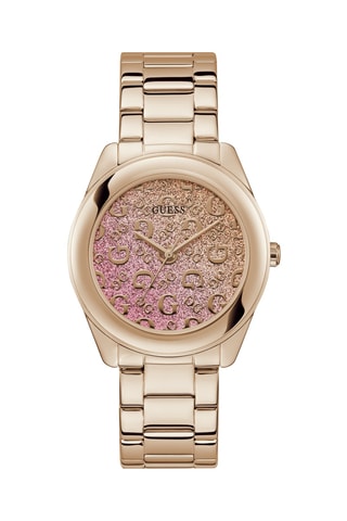 Montre à quartz en acier inoxydable - Doré