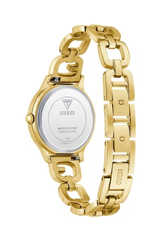 Montre à quartz en acier recyclé - Doré