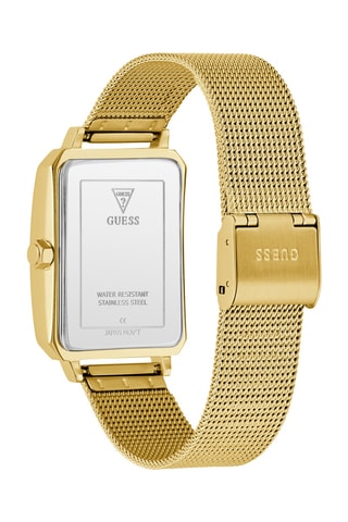 Montre à quartz en acier - Doré