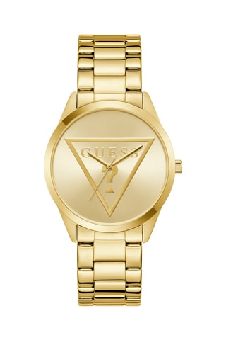 Montre à quartz en acier inoxydable - Doré