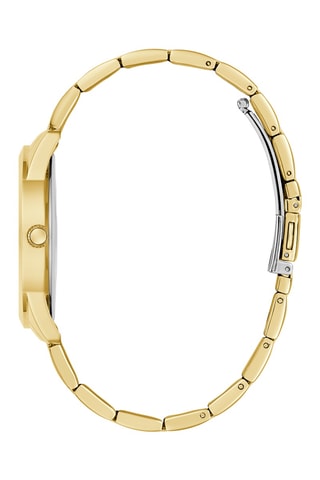 Montre à quartz en acier inoxydable - Doré