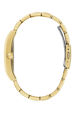 Montre à quartz en acier inoxydable - Doré