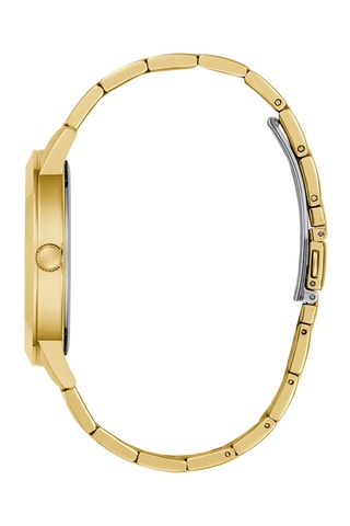 Montre à quartz en acier inoxydable - Doré