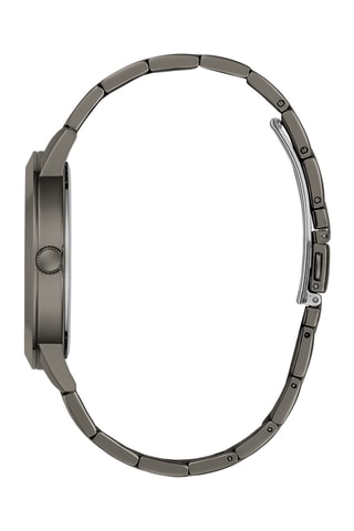 Montre à quartz en acier inoxydable - Gris