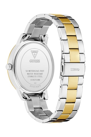 Montre à quartz en acier inoxydable - Bicolore et doré