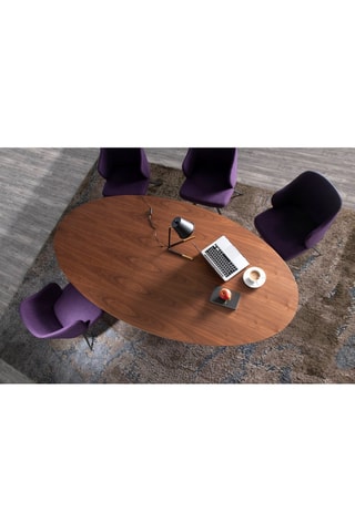 Table à manger - Imitation noyer