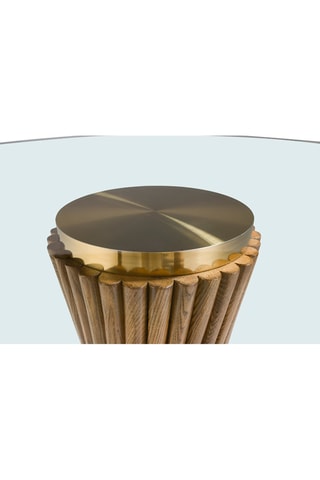 Table à manger - Imitation noyer