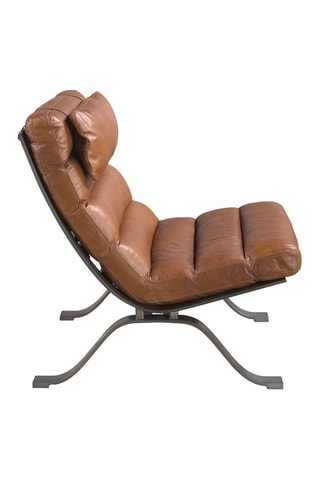 Fauteuil - Camel - En cuir