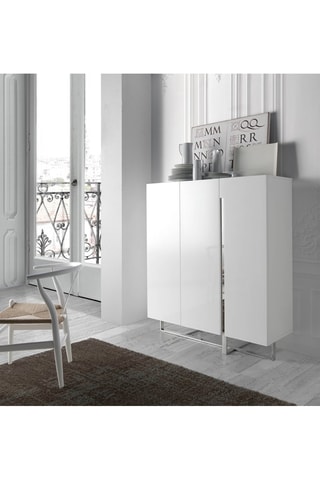 Buffet 3 portes - Blanc