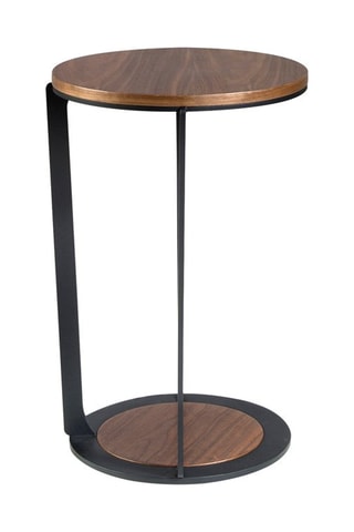 Table d'appoint Naturel et noir