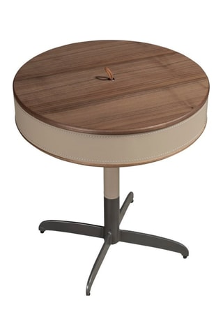 Table d'appoint en bois de noyer - 46 x 50 x 46 cm