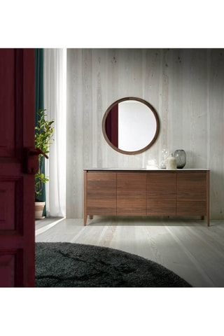 Miroir circulaire - Naturel