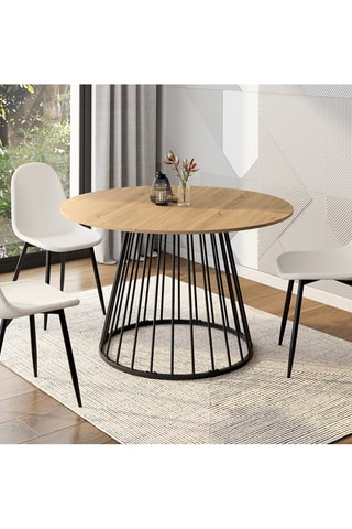 Table extensible Adelle - 150 x 75 x 110 cm